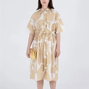 New Wray Gabrielle Dress in Wheat Sky Size 2XL